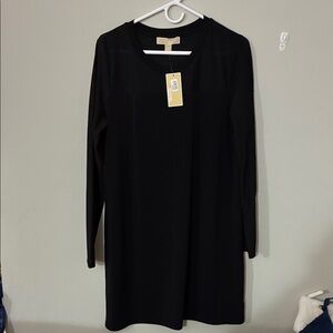 MICHAEL Michael Kors Classic Black Long Sleeve Dress
